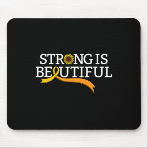RSD CRPS Awareness Novelty Orange Ribbon Sonnenblu Mousepad