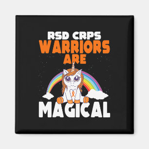 RSD CRPS Awareness Orange Ribbon Niedlich Magic Un Magnet