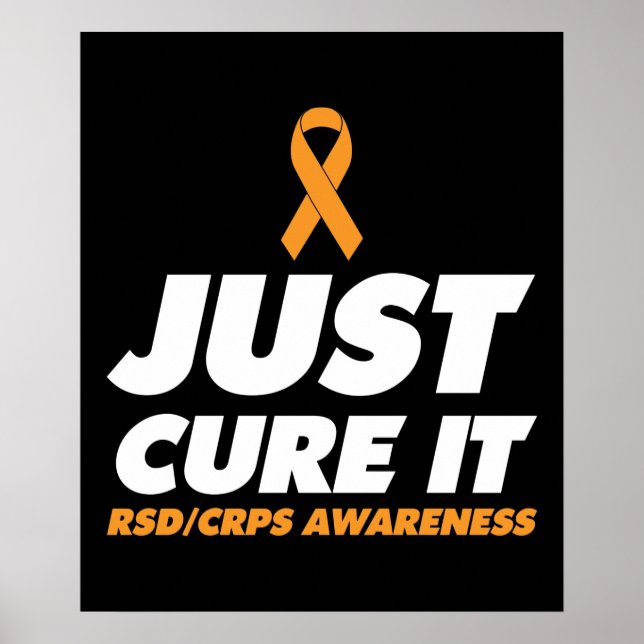 RSD CRPS Awareness zu heilen Poster (Vorne)