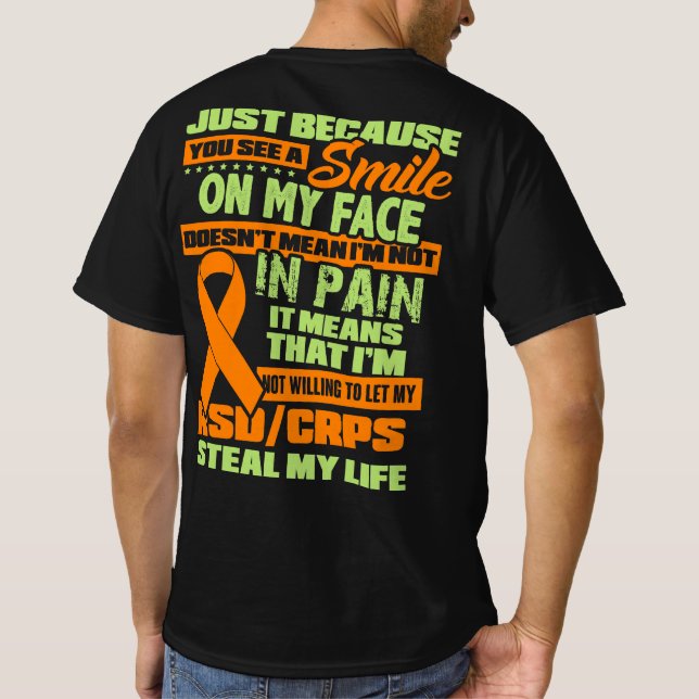 RSD CRPS-Bewusstsein T-Shirt (Rückseite)