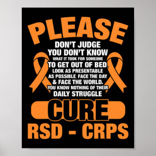 Rsd-Crps-Kur unterstützen Rsd-Crps-Bewusstsein Poster
