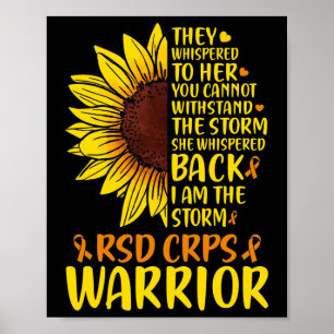 Rsd Crps Novelty Complex Regionales Schmerzsyndrom Poster
