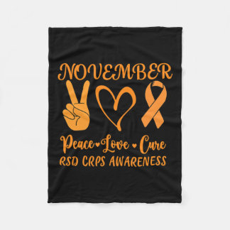 Rsd Crps Sensibilisierungsmonat November Liebe Fleecedecke