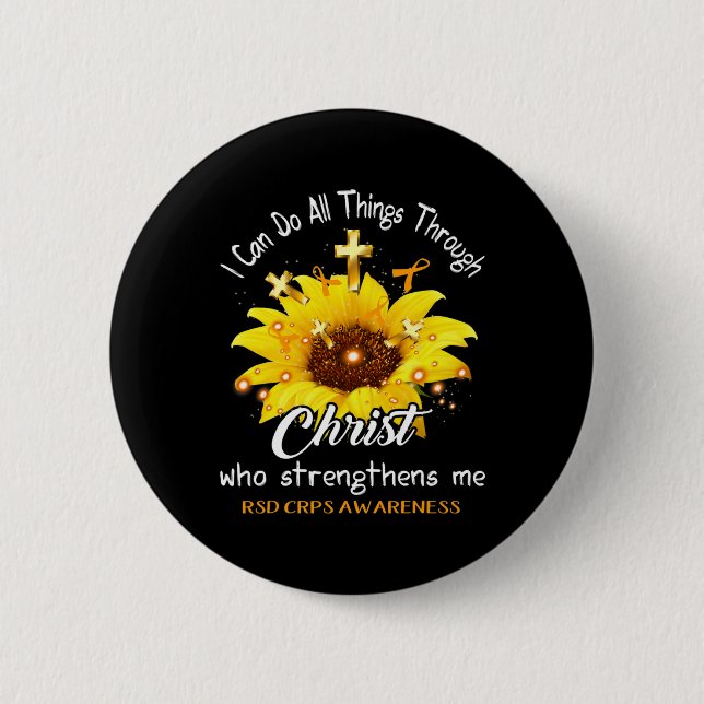 Rsd Crps Warrior Ich kann alles tun Button (Vorderseite)