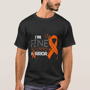 Rsd Crps Warrior I'm Fine Feather T-Shirt