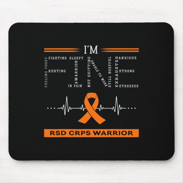 Rsd Crps Warrior I'm Fine Mousepad (Vorne)