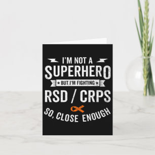 Rsd Crps Warrior Survivor Awareness Support Orange Karte