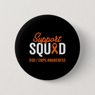 RSD CRPS Warrior Survivor Awareness Support Squad Button