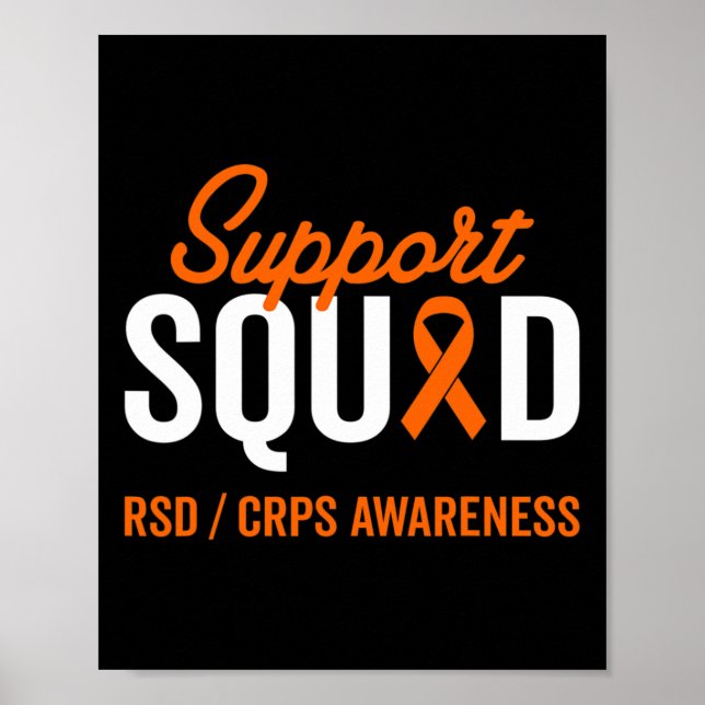 RSD CRPS Warrior Survivor Awareness Support Squad Poster (Vorne)