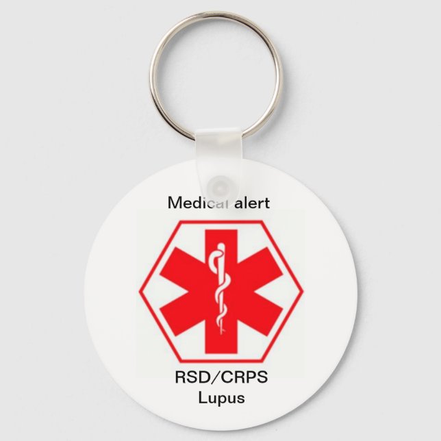 RSD Health Medical Alert Schlüsselanhänger (anpass (Vorderseite)