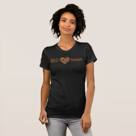 RSD Schwester-Blumenherz-Entwurf T-Shirt