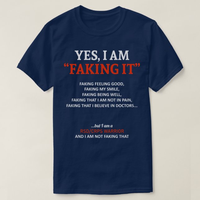 RSDCRPS Bewusstsein, ich tue es in dieser Familie  T-Shirt (Design vorne)