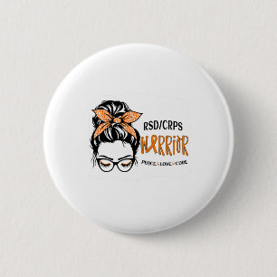 Rsdcrps Warrier Awareness Support Squad Messy Bun Button