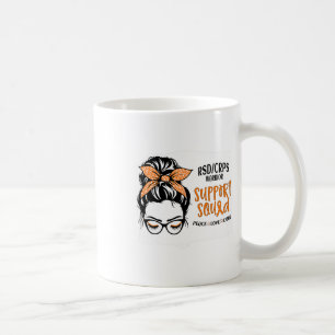 Rsdcrps Warrier Awareness Support Squad Messy Bun Kaffeetasse