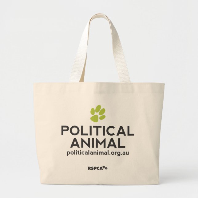 RSPCA politische tierische riesige Tasche (Vorne)