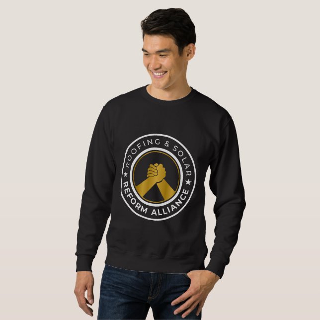 RSRA Black Crewneck Sweatshirt (Vorne ganz)