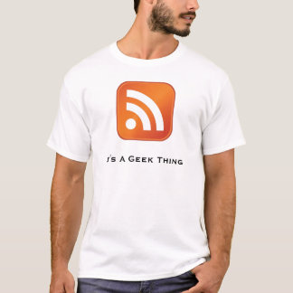 RSS c'est un T-shirt de base de chose de geek