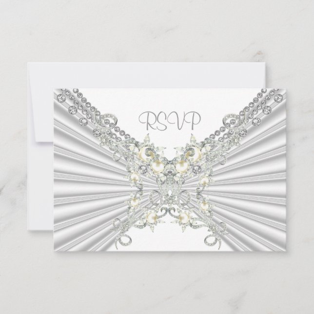 RSVP 25e Anniversaire Blanc Perle Argent Jewel 2 (Devant)