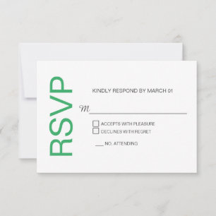 RSVP-Antwort auf die morgendliche Hochzeitsstimmun RSVP Karte
