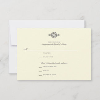 RSVP-Antwortkarte für Hochzeiten // Elegante Samml RSVP Karte