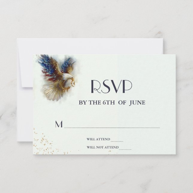 RSVP Bald Eagle Patriotic USA Semiquincentennial (Vorderseite)
