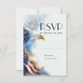 RSVP Bald Eagle Patriotic USA Semiquincentennial