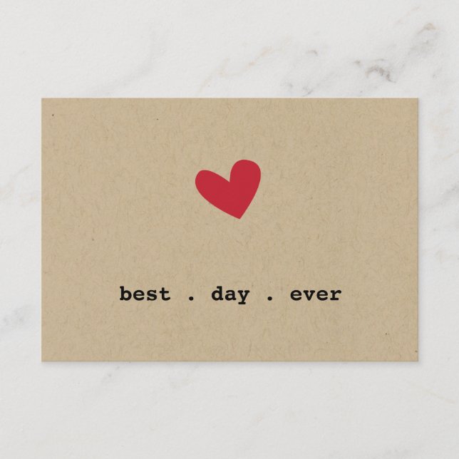 RSVP BEGLEITKARTE (Vorderseite)