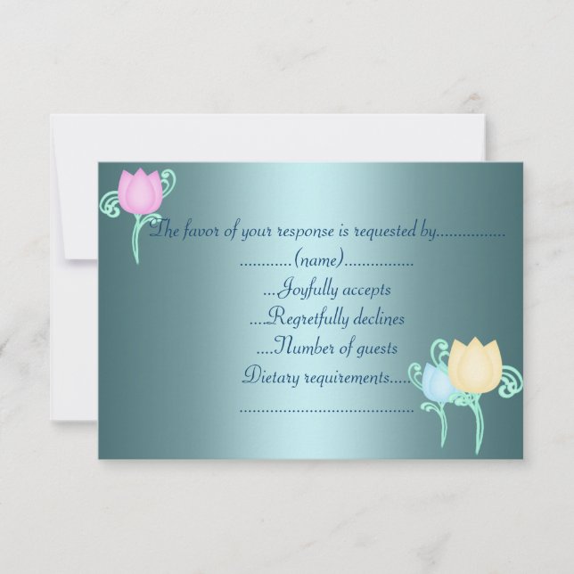 Rsvp bleu turquoise (Devant)