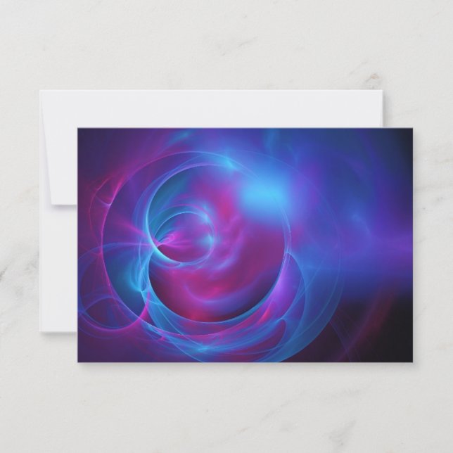 RSVP bleu violet et rose cosmique Tourbillonnant f (Devant)