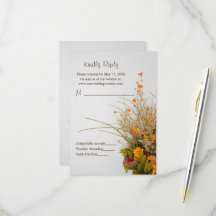 RSVP-Blume für Holzfälle