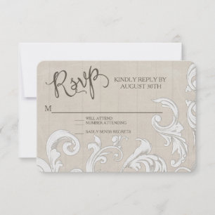 RSVP BOHO ferme dentelle Mariage de bois de Bohême