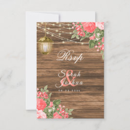 RSVP - Bois, lanternes et fleurs de corail