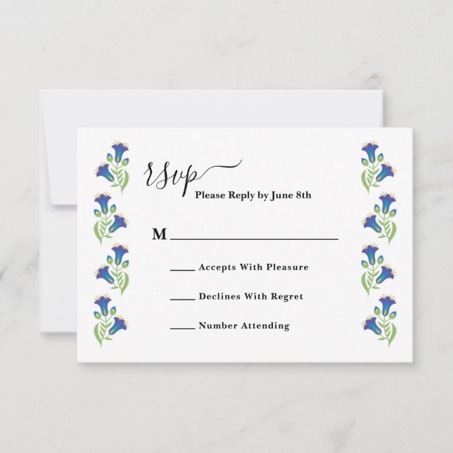 RSVP Card (Vorderseite)