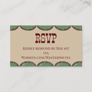 RSVP Card Telefonnummerkarte