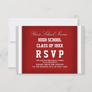 RSVP de réunion de classe personnalisable