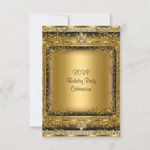 RSVP Elegant Gold Black Cream Birthday Party Jewel