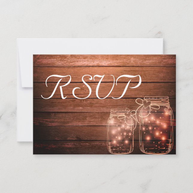 RSVP Elegant Rustic Mason Lumières Jar (Devant)
