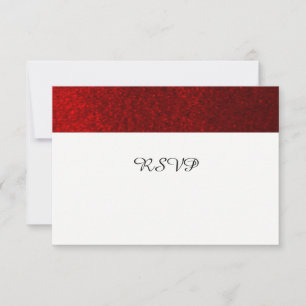 RSVP Faux Paillettes Rouge Rubis