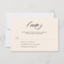 RSVP fleur sauvage