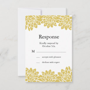 RSVP floral et moderne