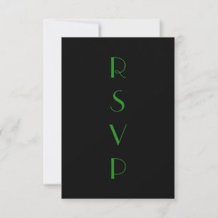 RSVP für Flapper aus den 1920er Jahren Karte