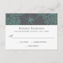 RSVP für Hochzeiten an der grünen und grauen Küste