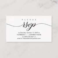 RSVP Hochzeiten per Telefon oder E-Mail
