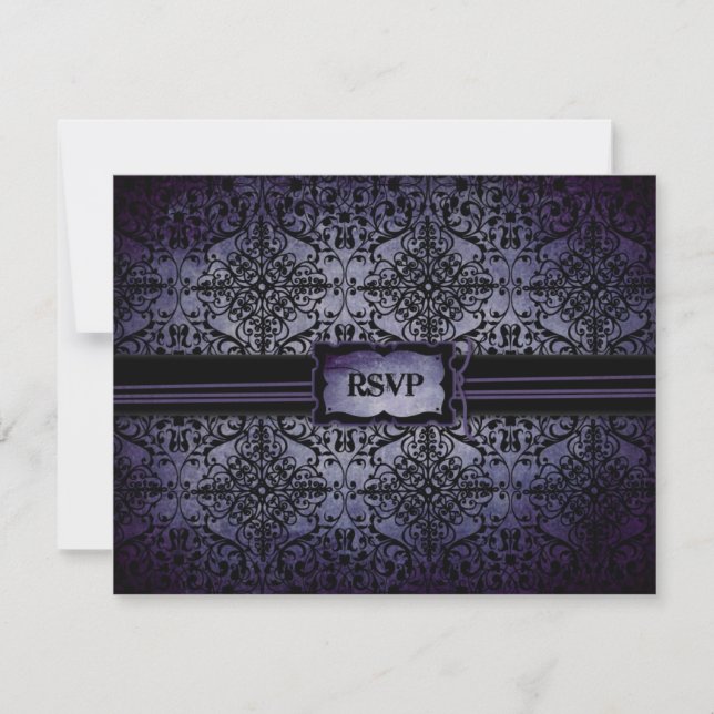 RSVP-Hochzeitkarte A2 RSVP Karte (Vorderseite)