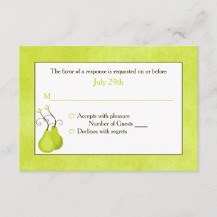 RSVP-Hochzeitkarte   Das perfekte Paar RSVP Karte