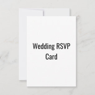 RSVP-Hochzeitkarte RSVP Karte