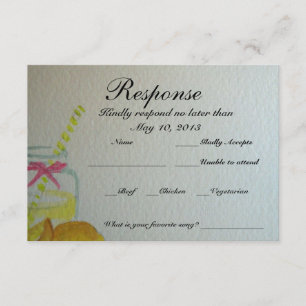 RSVP-Hochzeitkarte RSVP Karte