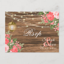 RSVP - Holz, Laternen und Korallenblume