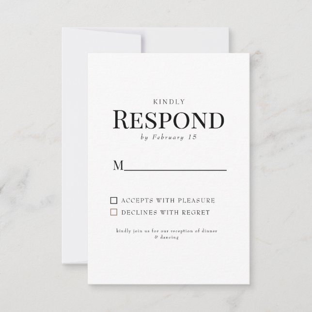 RSVP KARTE (Vorderseite)