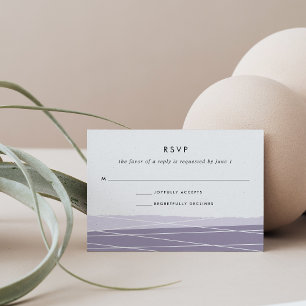 RSVP-Karte   Amethyst RSVP Karte